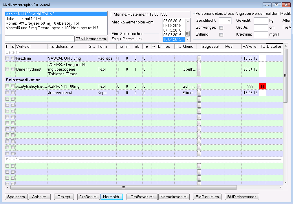 Medikationsplan