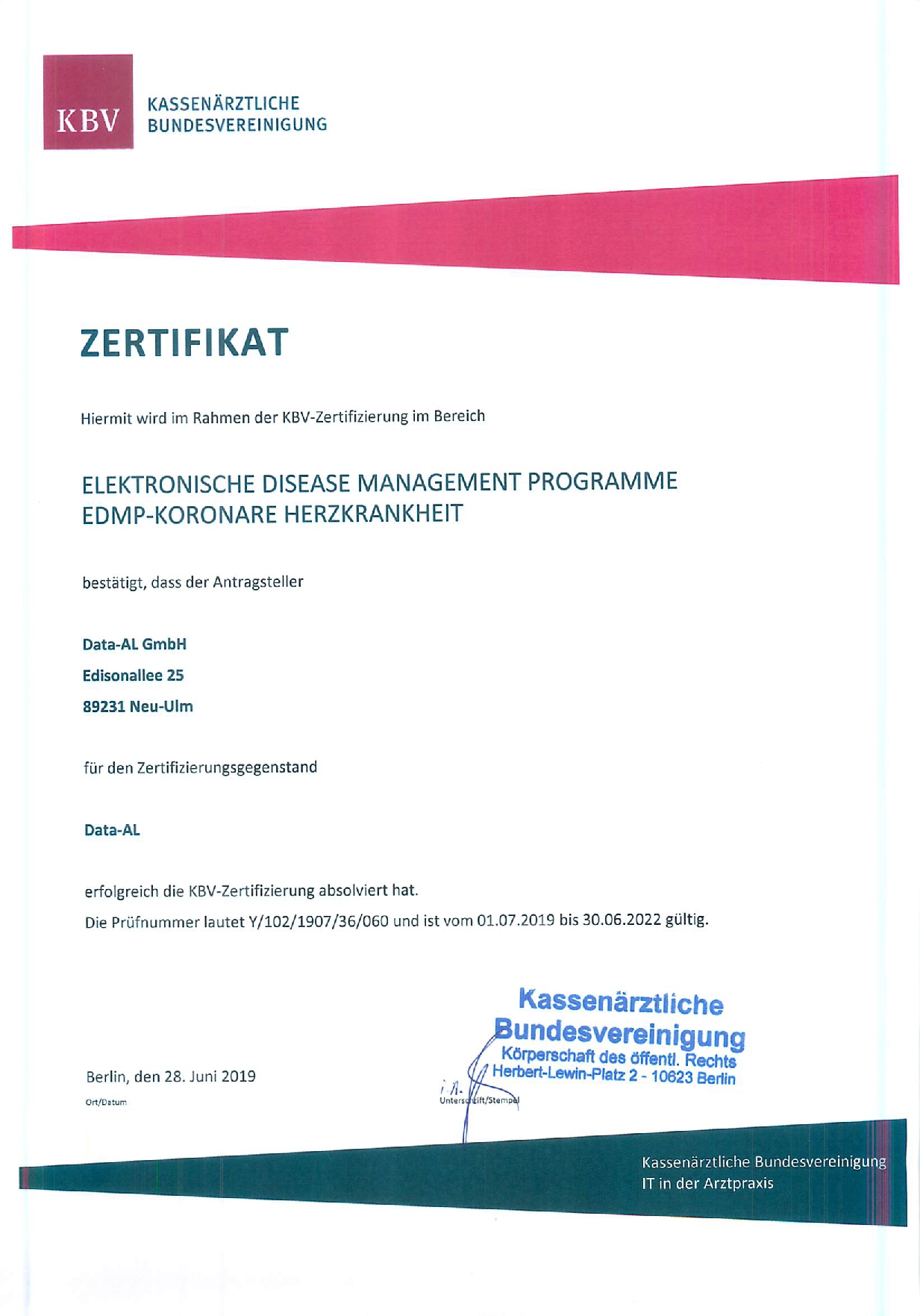eDMP-Koronare Herzkrankheit