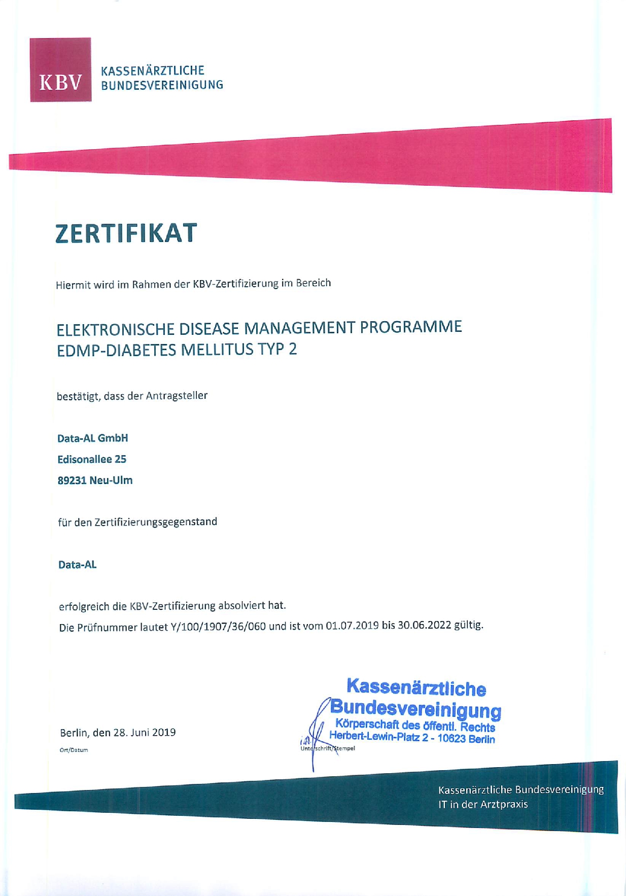 eDMP-Diabetes Mellitus Typ 2