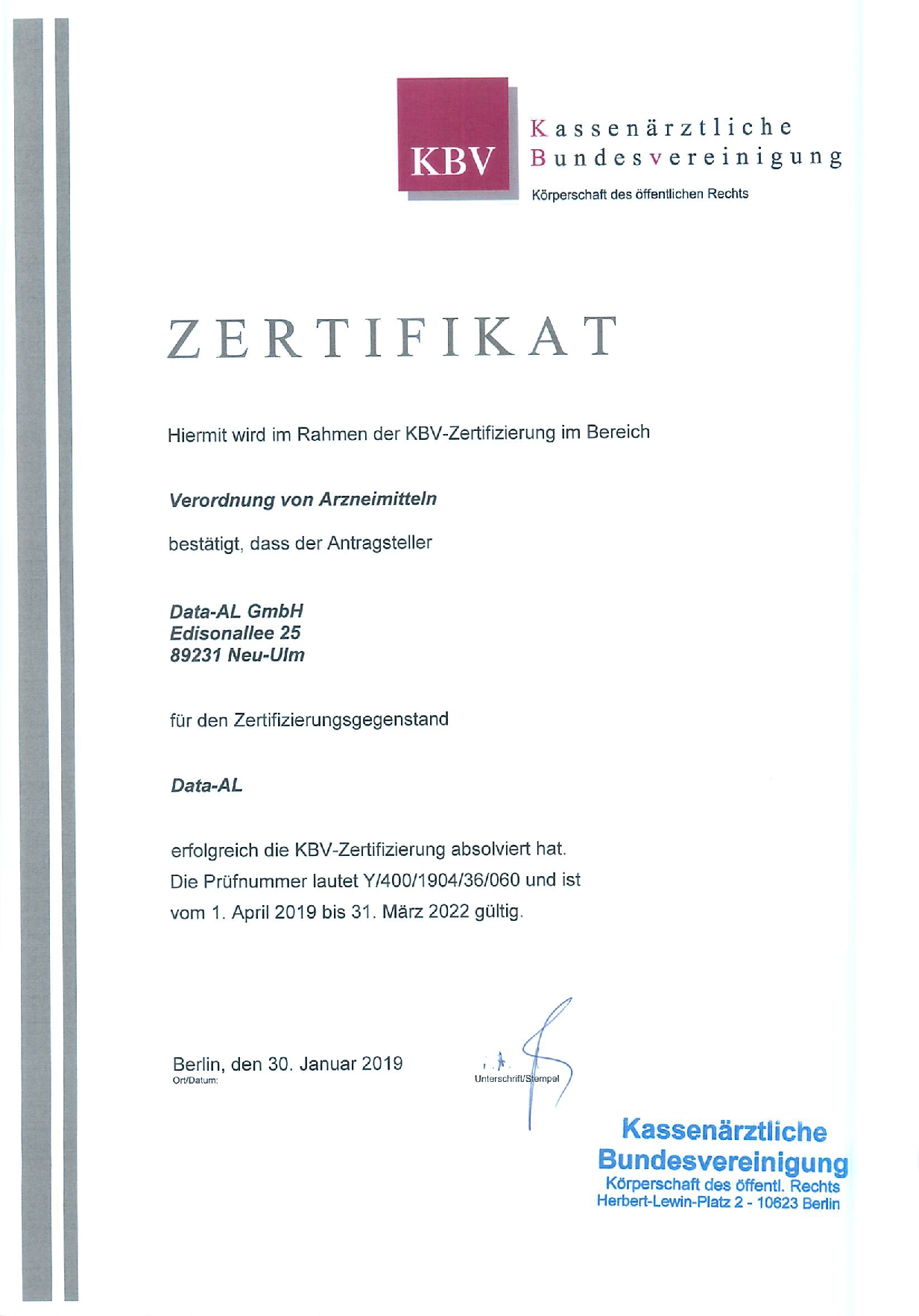 Verordnung von Arzneimitteln